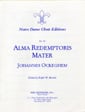 Alma Redemptoris Mater SATB choral sheet music cover